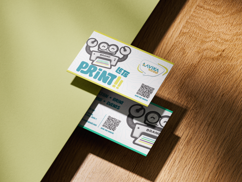 mockup business card